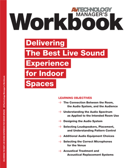 AVT Technology Workbook Create the Best Live Sound