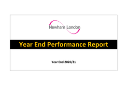 Year End Performance Report