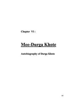 Mee-Durga Khote
