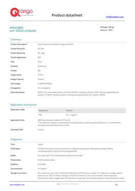 Anti-VPS25 Antibody (ARG63885)