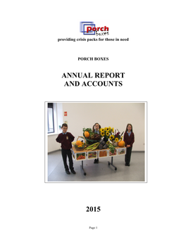 Porch Annual Report & Accounts 2015
