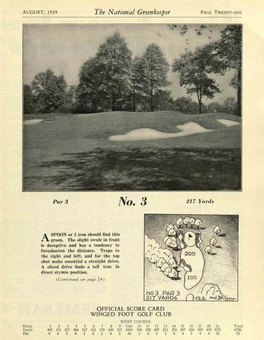 The National Greenkeeper PAGE TWENTY -ONE