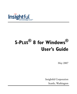 S Users Guide