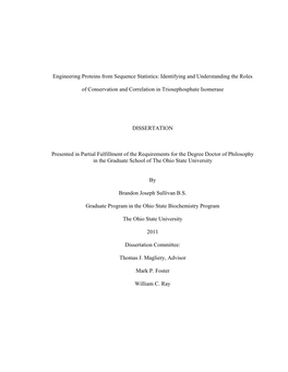 Engineering Proteins from Sequence Statistics: Identifying and Understanding the Roles