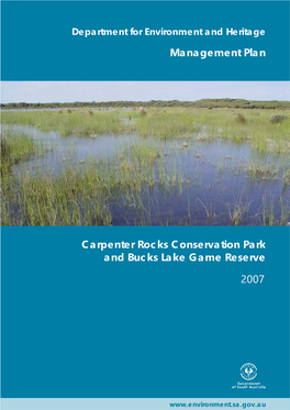 Carpenter Rocks Conservation Park and Bucks Lake Game Reserve