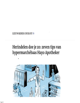 Herindelen Doe Je Zo: Zeven Tips Van Hypermarchébaas Hayo Apotheker