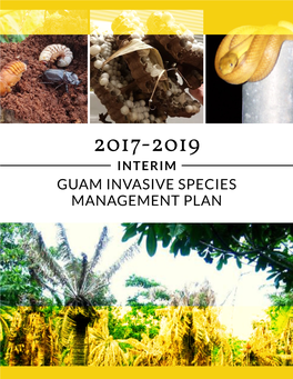 Guam Invasive Species Management Plan Guam Invasive Species Council (Gisc)