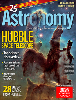 Astronomy Magazine SPACE TELESCOPE • Top Science Discoveries P