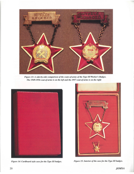 20 JOMSA 1970S and 1980S the Badge Was Again Produced in Metal, Although It Was Cast from Cheap 