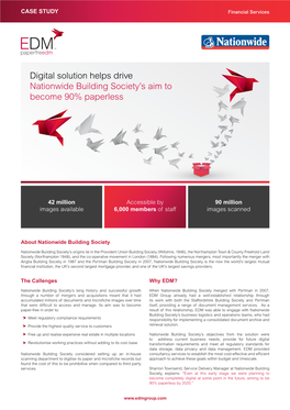 Digital Solution Helps Drive Nationwide Building Society's Aim to Become