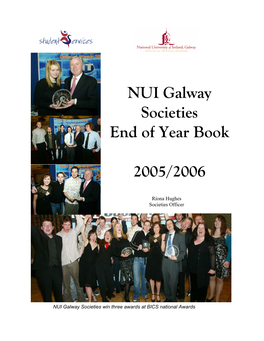 NUI Galway Societies End of Year Book 2005/2006