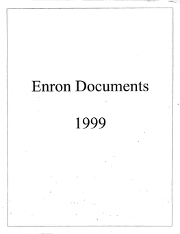 Documents Enron 1999