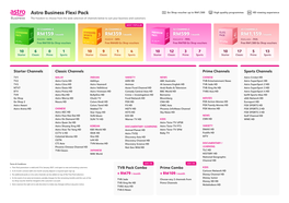 Astro Business Flexi Pack RM1,159/ Month