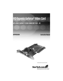 PCI-Express Geforce® Video Card
