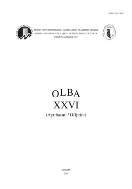 OLBA XXVI (Ayrıbasım / Offprint)