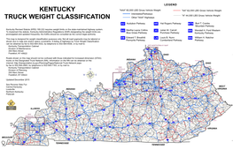 Kentucky Truck Weight Classification