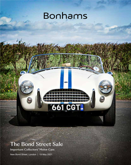 The Bond Street Sale Important Collectors’ Motor Cars