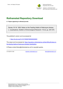 Rothamsted Repository Download