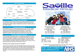 Email: Saville.Med@Nhs.Net