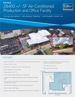 SF Air-Conditioned Production and Office Facility