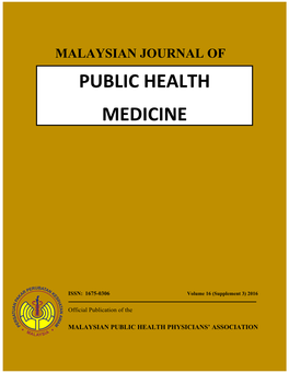 Malaysian Journal of Public Health Medicine