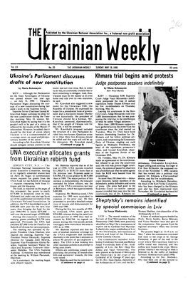 The Ukrainian Weekly 1991