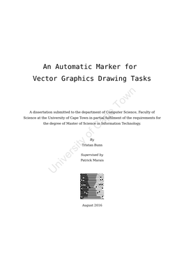 An Automatic Marker for Vector Graphcs Drawing Tasks