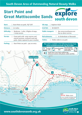 Start Point and Great Mattiscombe Sands Exp Ore South Devon