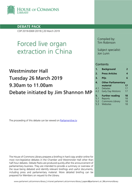 Forced Live Organ Extraction in China 3