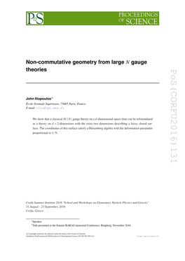 Gauge Theories 1