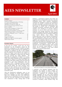 AEES NEWSLETTER April 2011