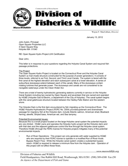 Open Square Fish Passage Letter