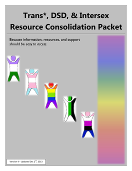 Trans*, DSD, & Intersex Resource Consolidation Packet