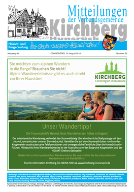 Unser Wandertipp!