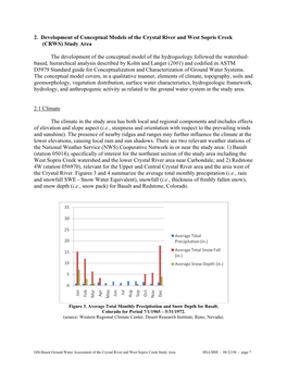 Crystal River and Wast Sopris Creek Report Section 2