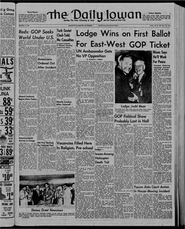 Daily Iowan (Iowa City, Iowa), 1960-07-29