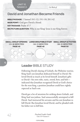 Leader BIBLE STUDY David and Jonathan Became Friends