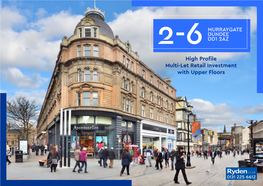 High Profile Multi-Let Retail Investment with Upper Floors Investment Summary