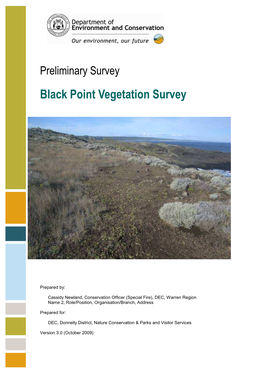 Black Point Vegetation Survey