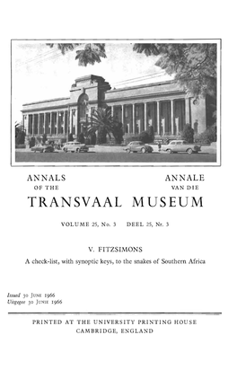 Transvaal Museum