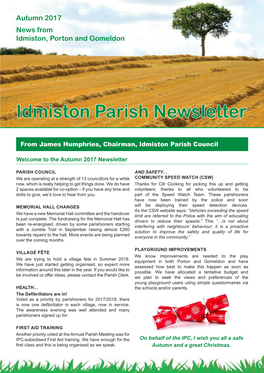 Idmiston Parish Newsletter