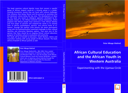 African Cultural Education and the African Youth in Western Australia