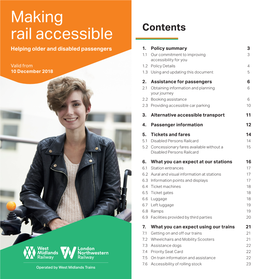 West Midlands Trains Limited- DPPP Accessibility Booklet