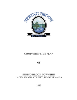 Comprehensive Plan of Spring Brook Township
