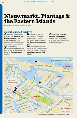 Nieuwmarkt, Plantage & the Eastern Islands