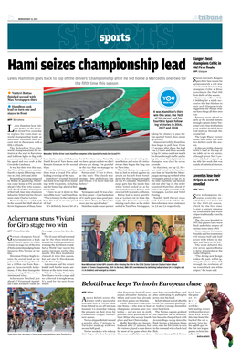 Hami Seizes Championship Lead