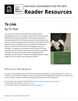 Reader Resources