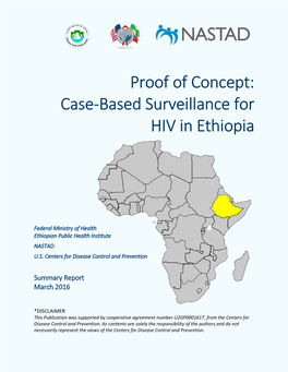 Case-Based Surveillance for HIV in Ethiopia