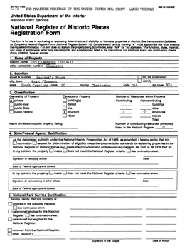 National Register of Historic Places Continuation Sheet