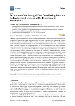 Evaluation of the Storage Effect Considering Possible